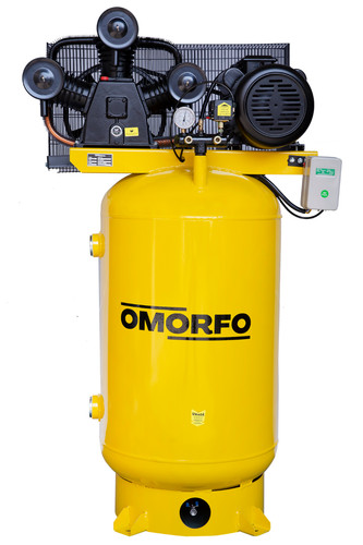 Omorfo 7.5HP  80 Gallon  23CFM  175PSI  Vertical  Belt Driven Air Compressor