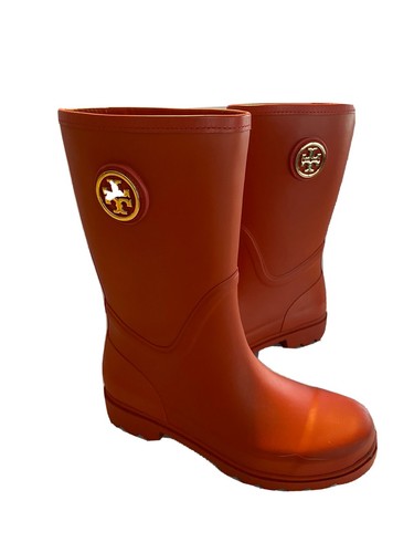Tory Burch Maureen Red rain boots! In Fantastic Shape! Used A Couple Of Times!