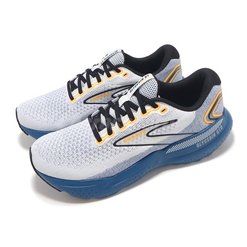 Brooks Glycerin GTS 21 White Sapphire Orange Men Road Running Shoes 1104201D 158