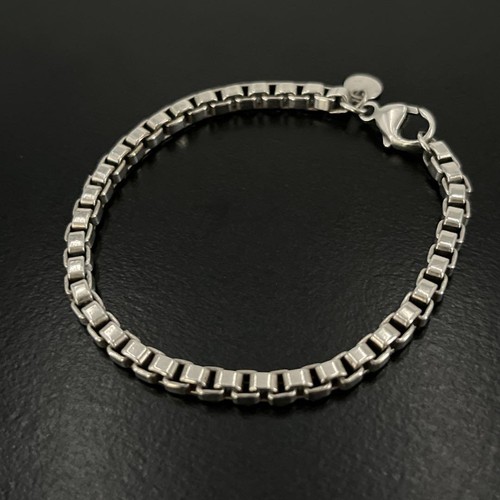 TIFFANY & CO. Bracciale Tiffany Catena Veneziana Argento Y2K Gioielli Autentici
