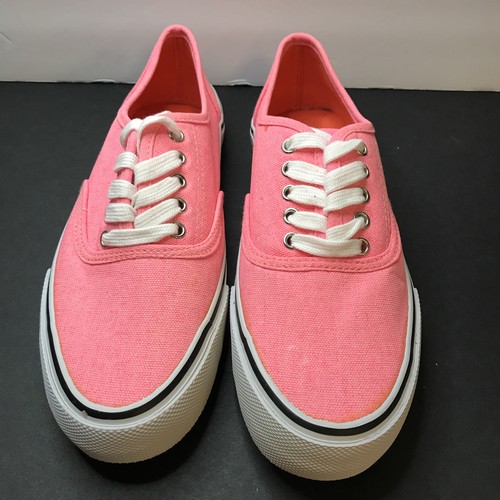 TKEES Scarpe da tennis Mossimo Supply Co donna gomma da masticare rosa stringate in tela taglia 8