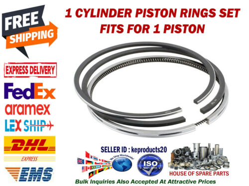 92mm STD Piston Rings Set for Aro Iseki Toyota VW Yanmar 2L  2L II  2L NEW 2L T
