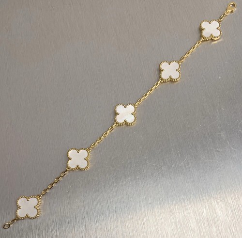 Bracciale Van Cleef & Arpels Vintage Alhambra 18K YG 5 Motivi Madreperla