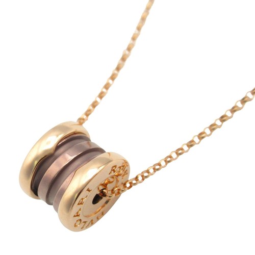【Necklace】BVLGARI B Zero1 Necklace K18PG (Pink Go G Bvlgari U
