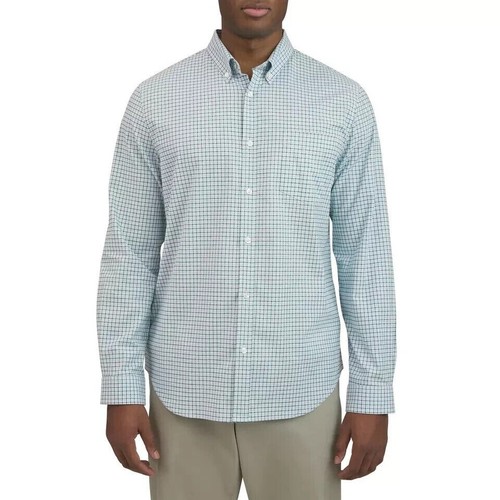 RENS ORIGINAL Ben Sherman Men's The Original Oxford Long Sleeve Shirt  Green  Size L