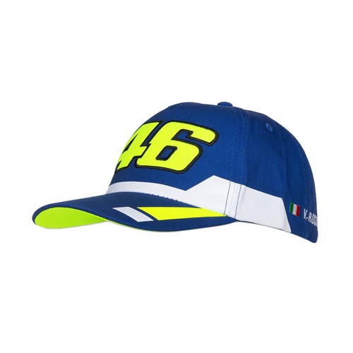 VR46 Valentino Rossi WRT Racing Team Mid Visor Blue Men's Snapback Hat   OSFM