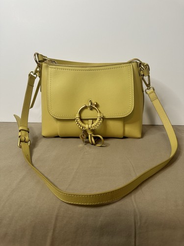 AWAY See By Chloe Women’s Joan Shoulder Bag Crossbody Leather Russet Green Dust bag
