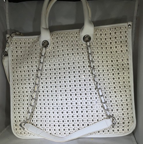 Steve Madden Large White Tote Purse