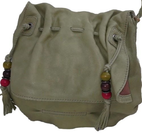Nine West Dolly Vintage America Collection Kiwi Leather Crossbody Handbag $169