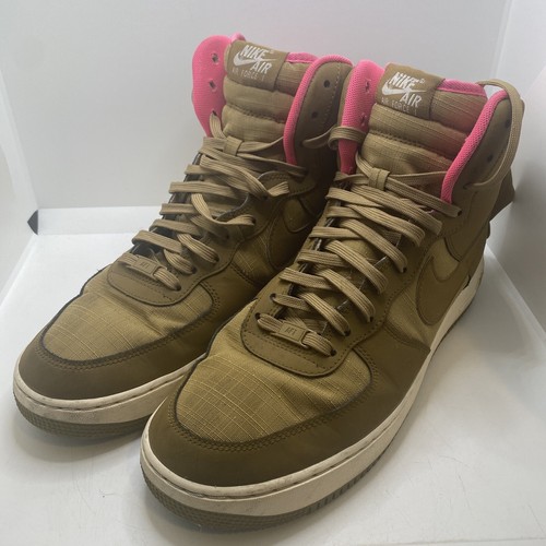 Nike Air Force 1 High 07 Wheat pink mens sz 12 315121 204 retro shoes GUC