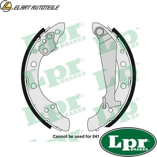 ARA SHOES BRAKE SHOE SET 05730 FOR SEAT IBIZA IV Hatchback Van SC ST III TOLEDO AROSA