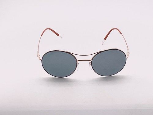 Silhouette 5508 75 3530 50/19/140 Orange/Silver Round Eyeglasses Frames Only