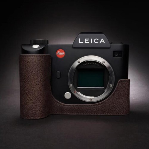 MEDEA Custodia mezza fotocamera retrò in vera pelle per Leica SL2 SL SL2 S Typ601