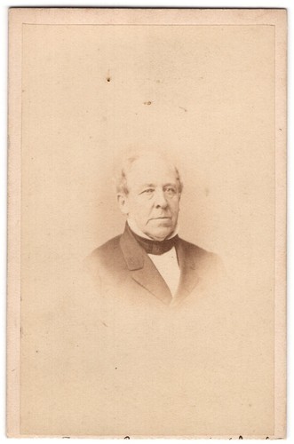 RENS ORIGINAL CIRCA 1860s CDV OLD MAN IN SUIT UNMARKED