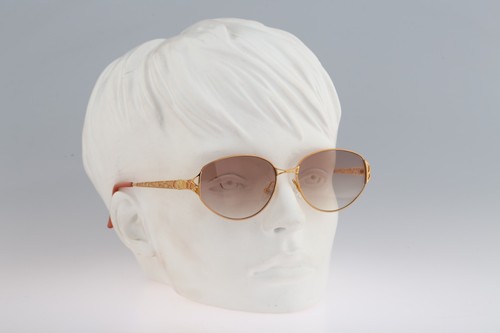DIOR EYEWEAR Christian Dior 2924 43  Vintage 80s tinted lenses g cat eye sunglasses NOS