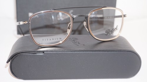 Persol Eyeglasses New Aviator Black G Demo Lens PO5005VT 8008 48 21 145