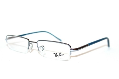 BRAND NEW RAY BAN RB 6245E 2507 GUNMETAL BLUE EYEGLASSES RX RB6245 53 17 135 MM