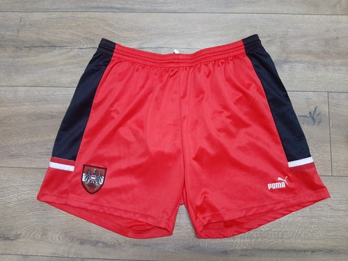 Pantaloncini da calcio vintage Austria 2001 2002 PUMA Away da uomo taglia XL pantaloni da calcio