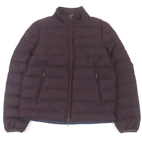 Loro Piana 20AW FAI2048 Wool Silk Down Jacket Purple S Italy