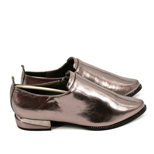 BILLI BI Ninety Union Billie Jean Loafer Women’s Size 9 in Pewter NEW