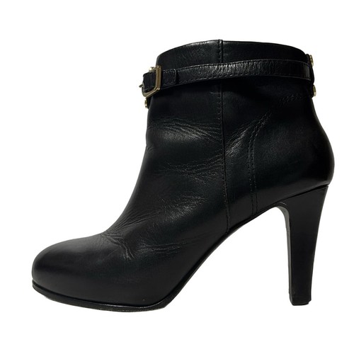 Auth TORY BURCH   Black Leather Women's Boots