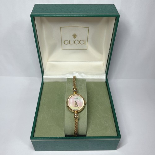 Orologio da polso Gucci 2700L bracciale oro vintage funzionante