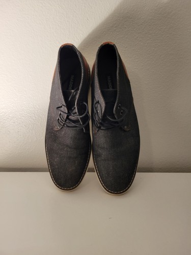 Steve Madden Mens Dolyn Denim Look Chukka Boot Size 10M Blue Brown