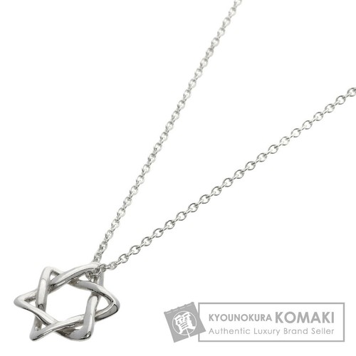 TIFFANY & CO. TIFFANY Co. Tiffany Star of David Necklace SV Ladies U
