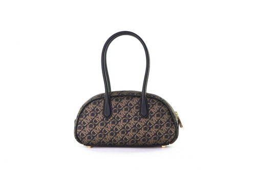 Borsa a tracolla piccola Michael Kors Lulu   nero oro