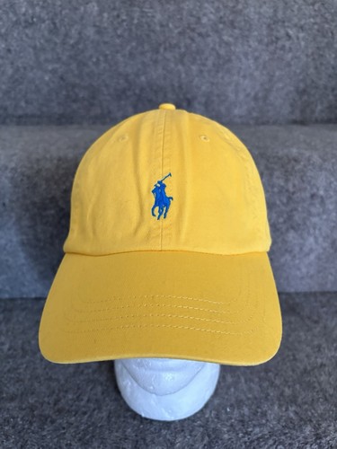 Polo Ralph Lauren Bright Yellow One Size Adjustable Baseball Cap   New With Tags