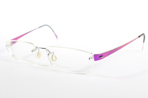 LINDBERG SPIRIT TITANIUM Eyeglasses Mod. 069 Women Grey P77 Rimless Glasses F...