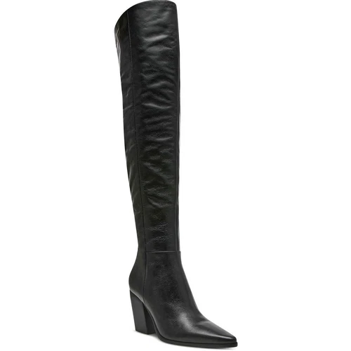 Steve Madden Womens Bramble Zipper Over The Knee Boots BHFO 8536