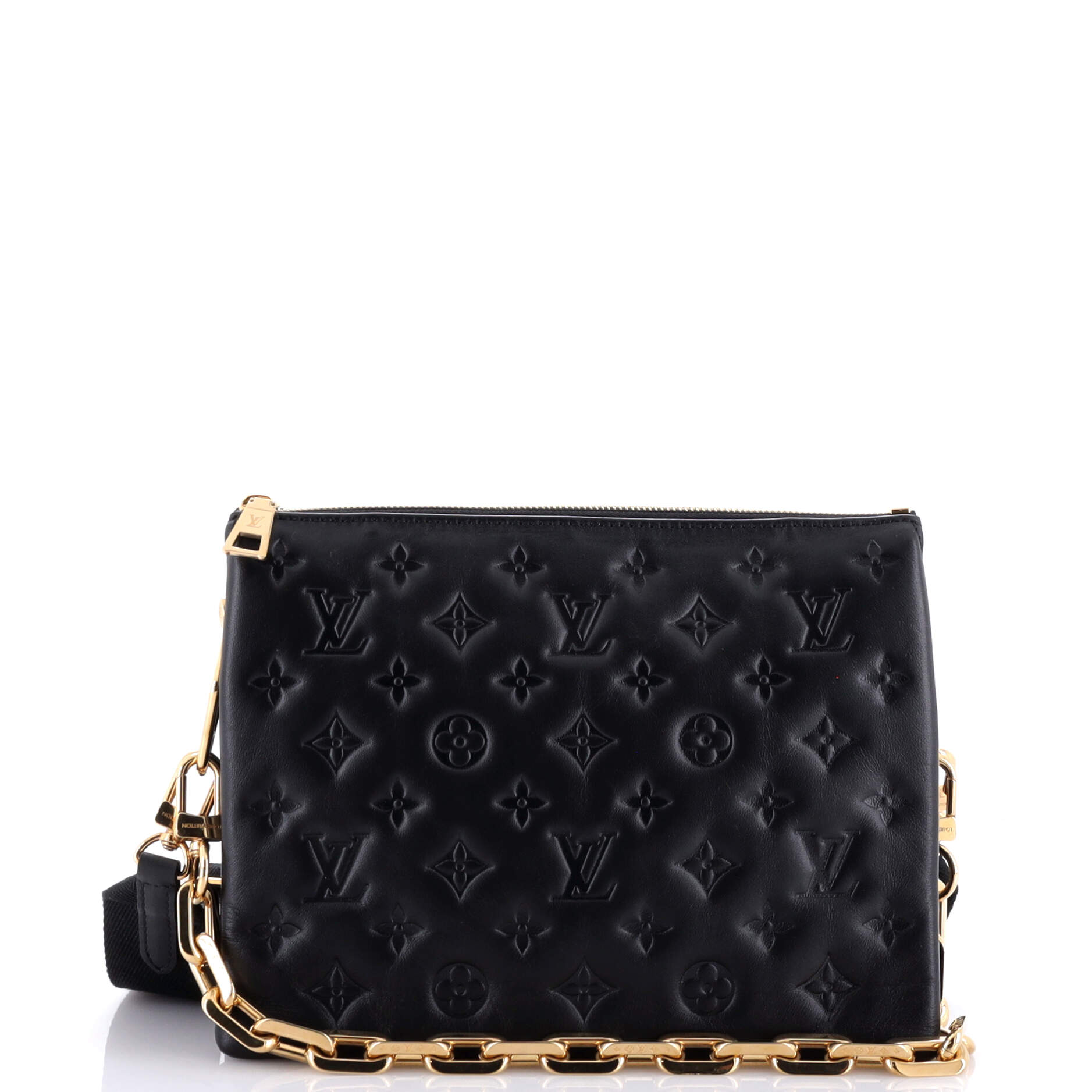 2860 Coussin Bag Monogram Embossed Lambskin PM