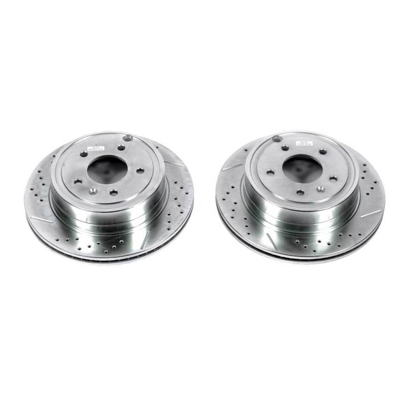 POWERSTOP Power Stop 12 15 Chevrolet Captiva Sport Rear Evolution Drilled & Slotted Rotors   Pair