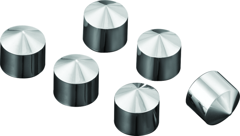 Kuryakyn Peaked Rocker Box Bolt Covers 6 Piece Twin Cam & Milwaukee 8