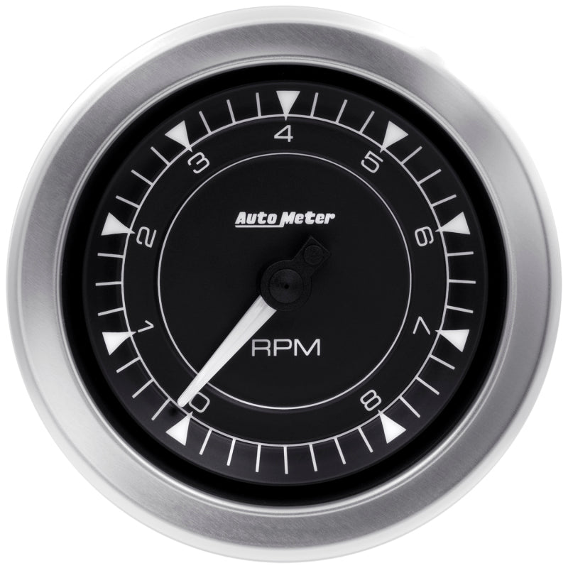 Autometer Chrono 3 3/8in 10k RPM In Dash Tachometer Gauge