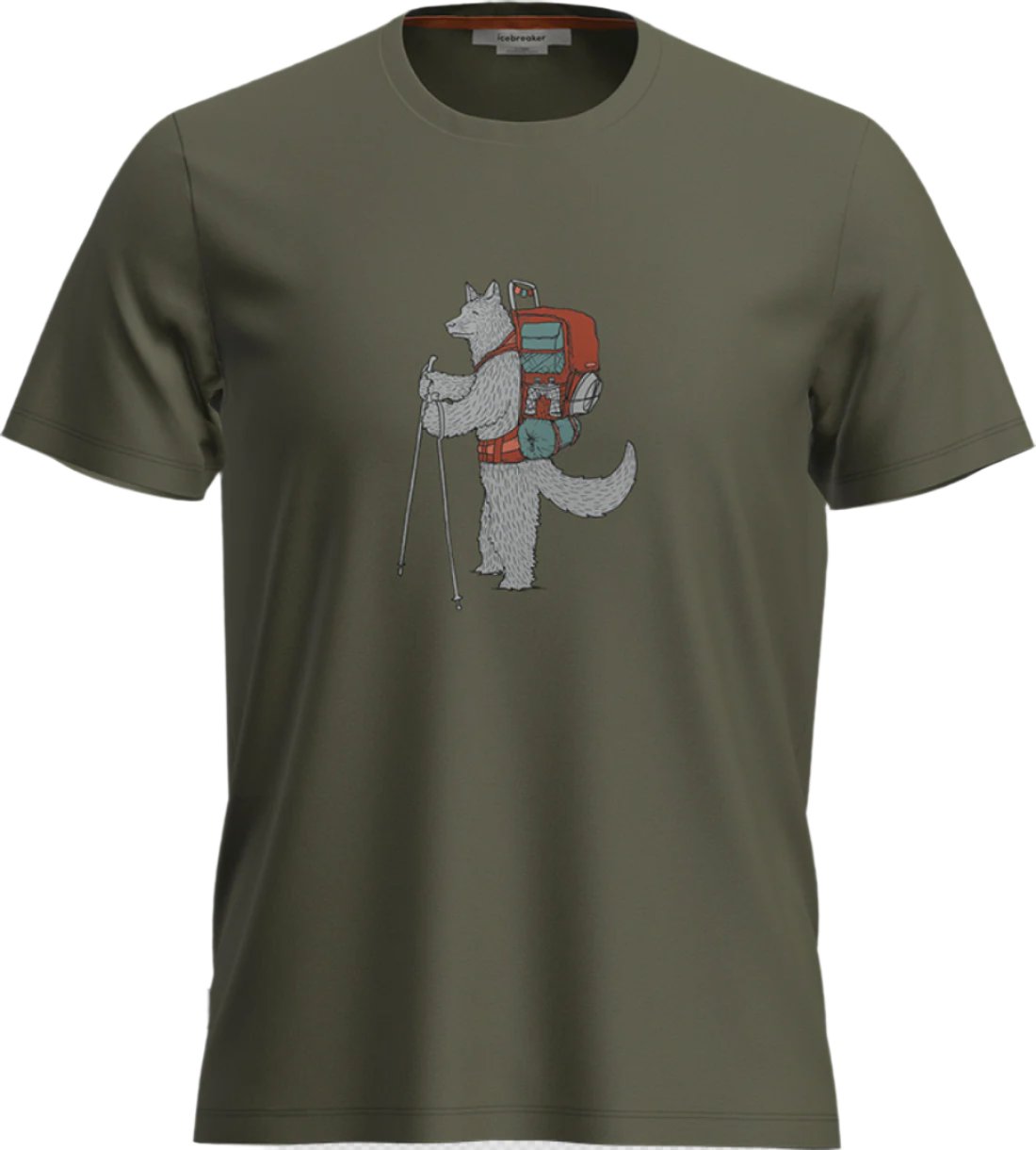 ICEBREAKER Central Classic Merino Blend Short Sleeve Tee Tech Head   Men's