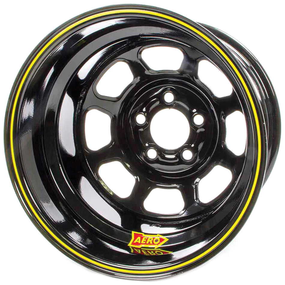 AERO RACE WHEELS 51 105045 RF 15x10 4.5in. 5.00 Black