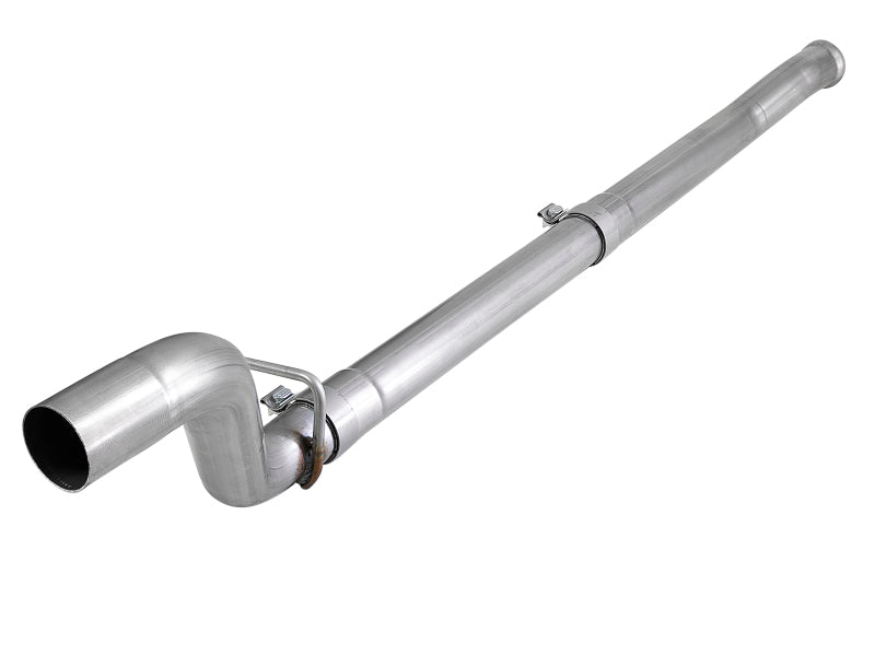 aFe MACH Force Xp 2 1/2in 409 Stainless Steel Mid Pipe w/Resonator Delete 18+ Jeep Wrangler JL 3.6L