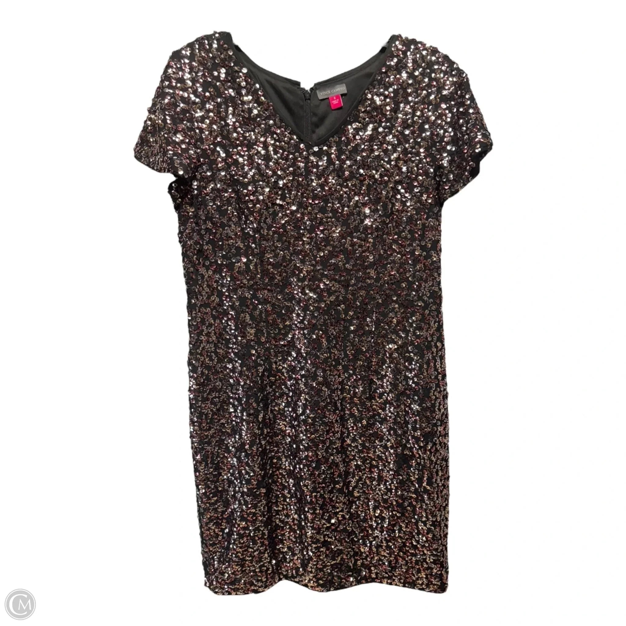CLOTHES MENTOR ASHEVILLE  NORTH CAROLINA Sequin Dress Party Short By Vince Camuto In Multi colored  Size: 6