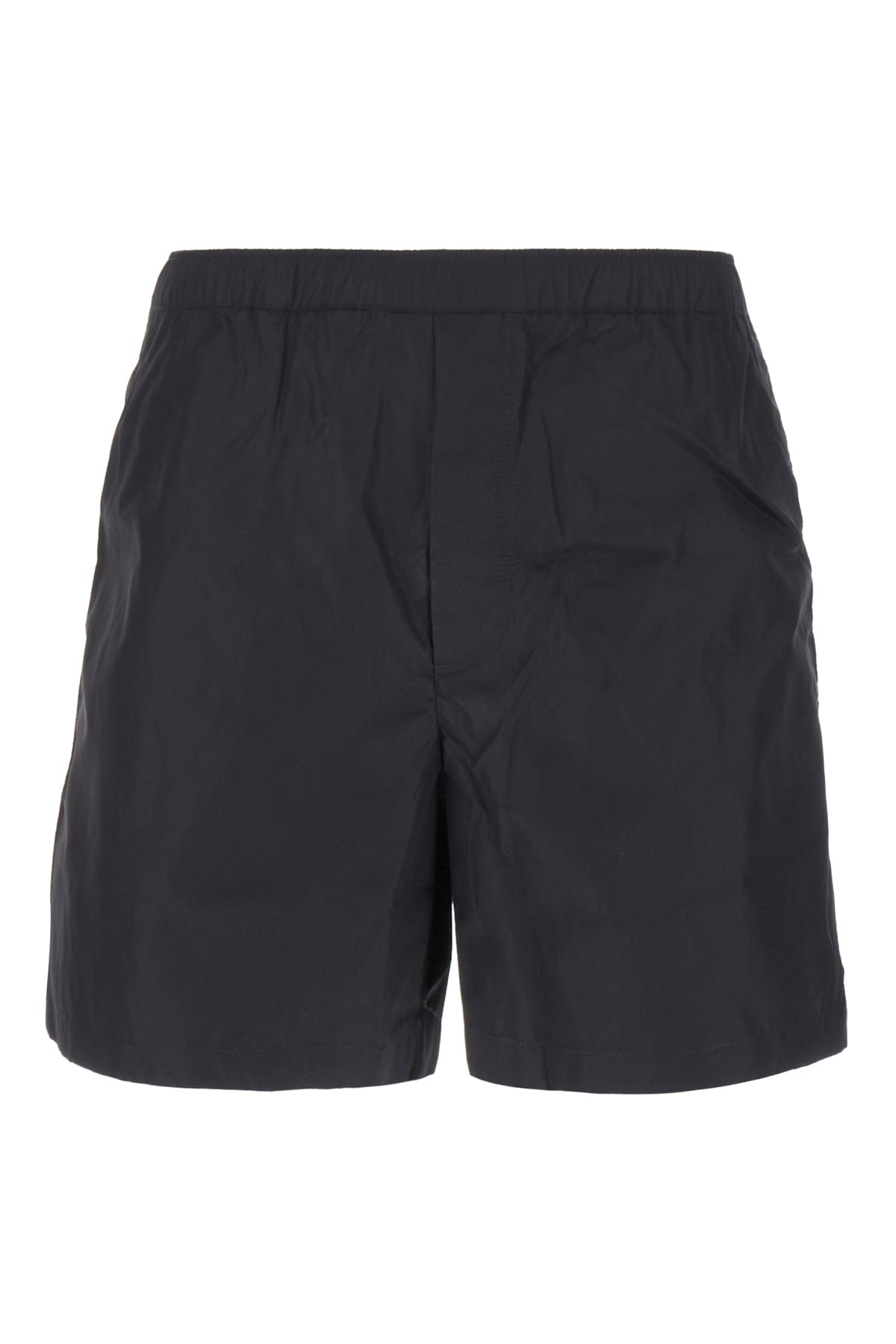VALENTINO GARAVANI Bermuda mare in nylon blu notte