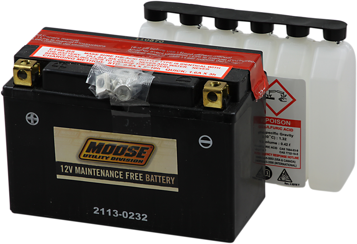 MOOSE UTILITY AGM Battery   YT9B BS MT9B BS