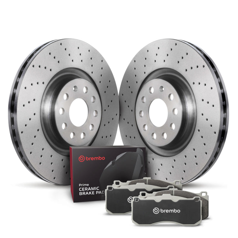 Brembo OE 02 06 Audi A4/A4 Quattro/98 04 A6/A6 Quattro Front Disc Brake Kit