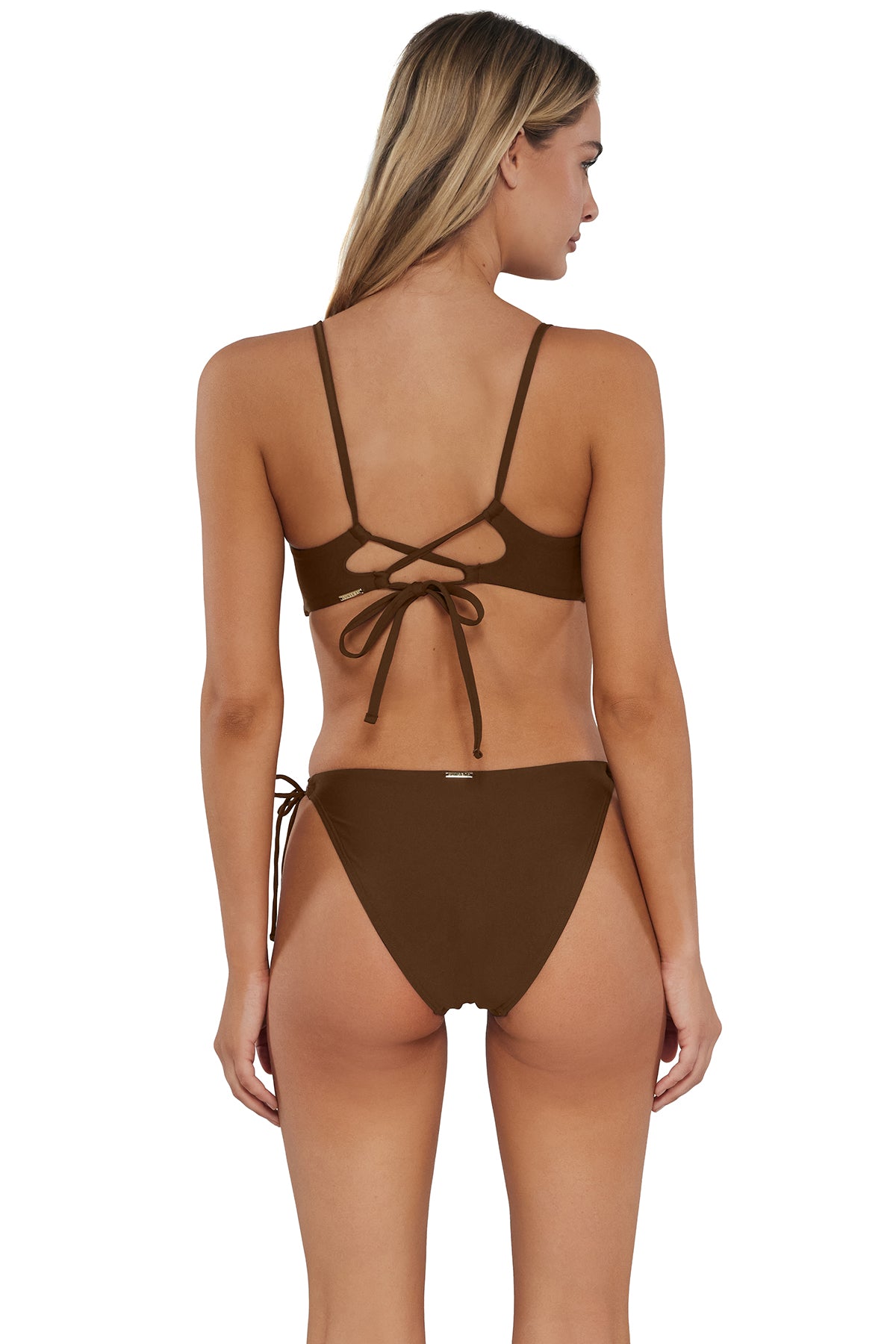 Sunsets Tiki Brown Everlee Tie Side Bottom