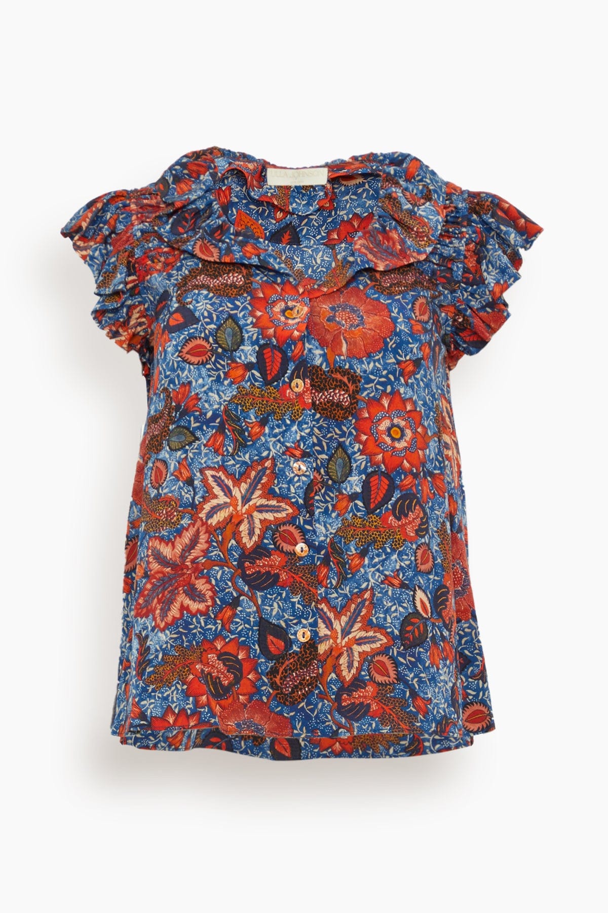 ULLA JOHNSON Ivette Top in Clematis