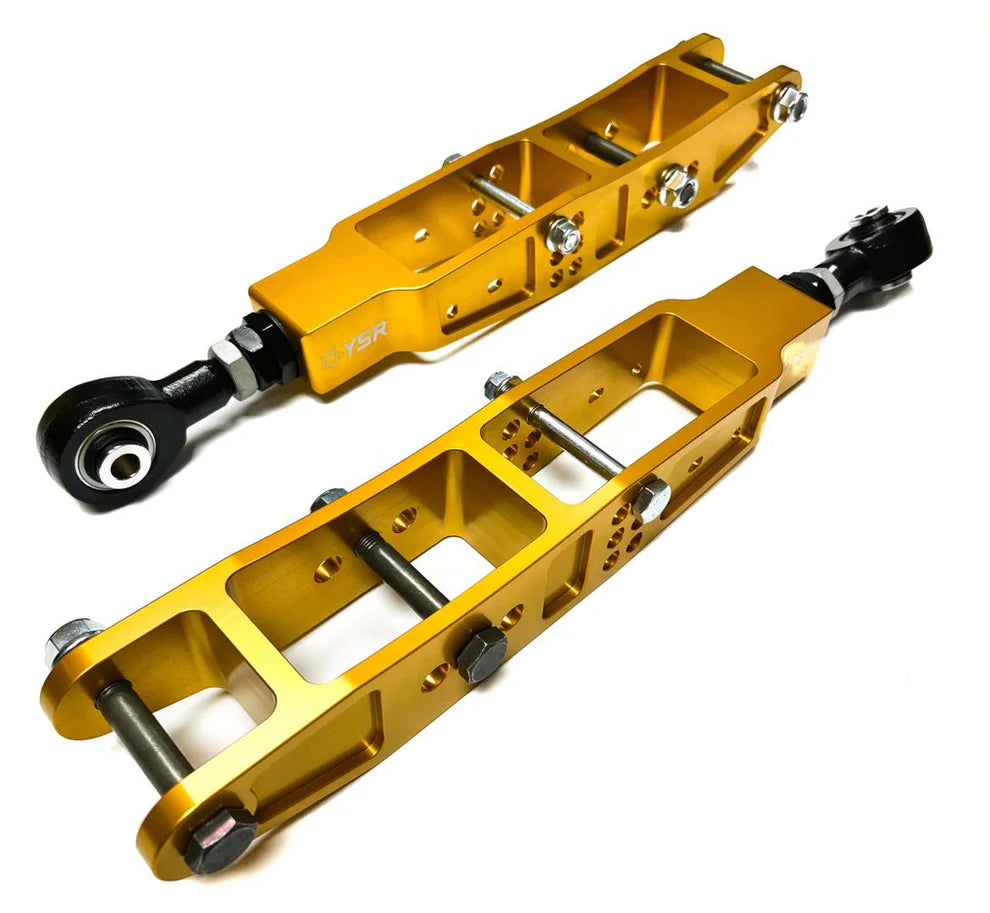 YELLOW SPEED RACING YSR v3 Billet Rear Lower Control Arms   2008+ Subaru WRX/STI; 2013+ BRZ/ FR S/ 86 (+Multiple Fitments)