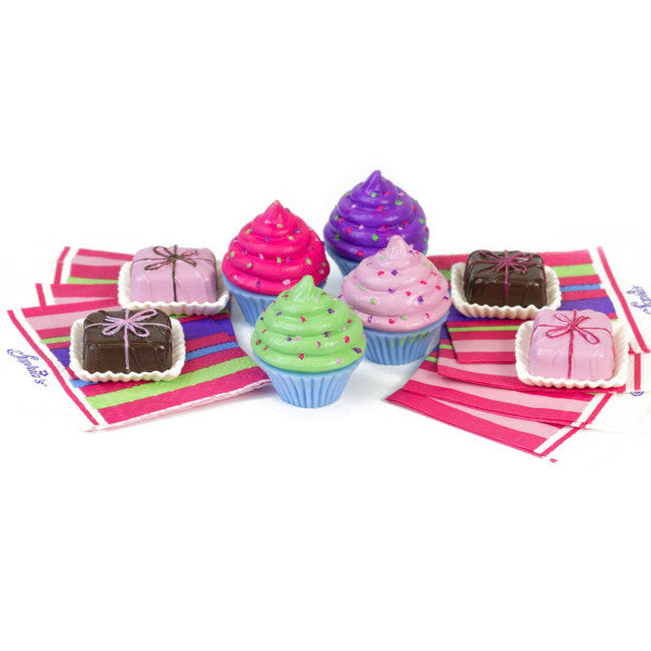2530 Sophia’s Cupcakes & Petit Fours Dessert Set for 18" Dolls
