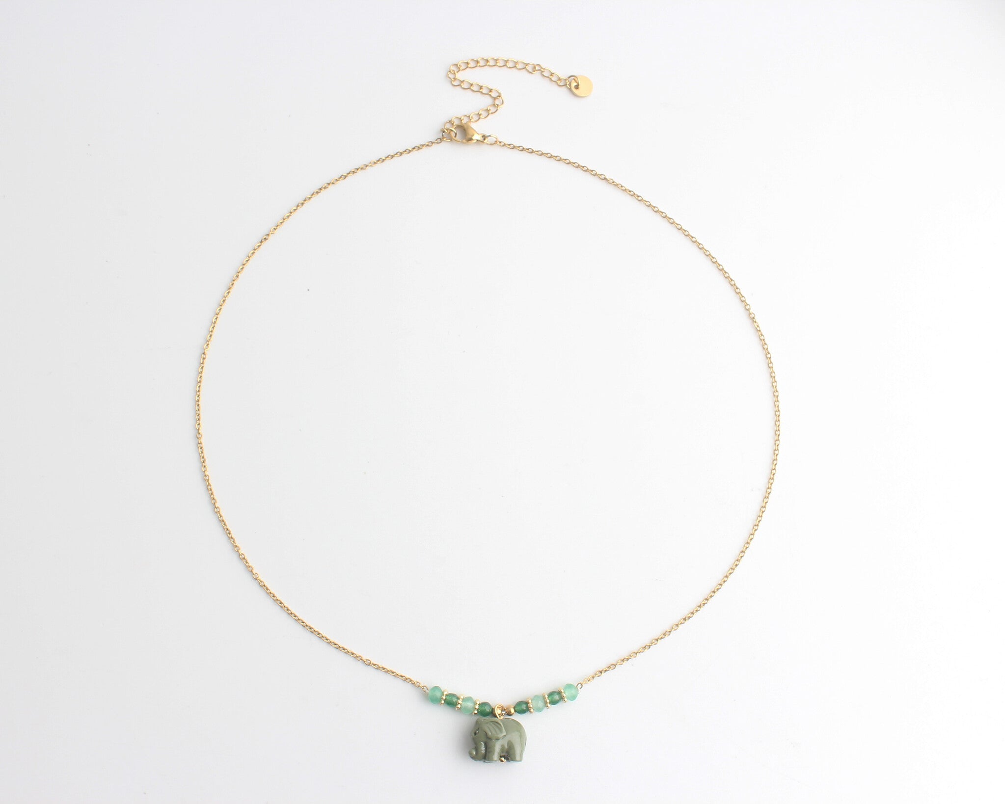NOTBRANDED Elephant   Necklace   Stainless Steel