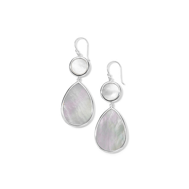IPPOLITA ALE VIOLA  LLC Ippolita Sterling Silver Mother Of Pearl Rock Candy Drop Earrings