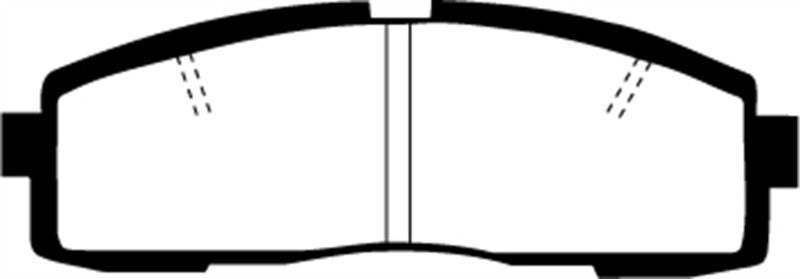 EBC 86 92 Toyota Supra 2.8 Redstuff Rear Brake Pads